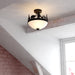 Vaxcel - C0374 - Two Light Semi-Flush Mount - Acadia - Bronze