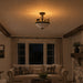 Vaxcel - C0374 - Two Light Semi-Flush Mount - Acadia - Bronze