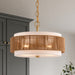 Vaxcel - P0475 - Two Light Pendant - Abbotsford - Muted Brass