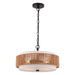Vaxcel - P0476 - Two Light Pendant - Abbotsford - Matte Black