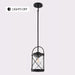Vaxcel - P0460 - One Light Mini Pendant - Harrison - Matte Black