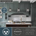 Vaxcel - P0460 - One Light Mini Pendant - Harrison - Matte Black