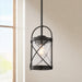 Vaxcel - P0460 - One Light Mini Pendant - Harrison - Matte Black