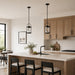 Vaxcel - P0460 - One Light Mini Pendant - Harrison - Matte Black