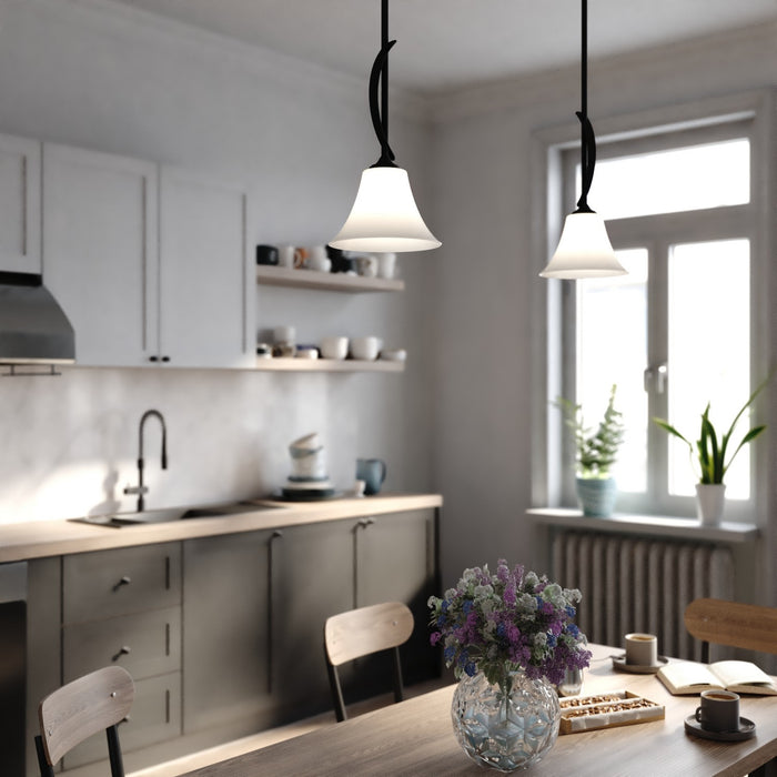 Vaxcel - P0461 - One Light Mini Pendant - Willowbrook - Matte Black
