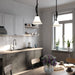 Vaxcel - P0461 - One Light Mini Pendant - Willowbrook - Matte Black