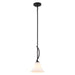 Vaxcel - P0461 - One Light Mini Pendant - Willowbrook - Matte Black