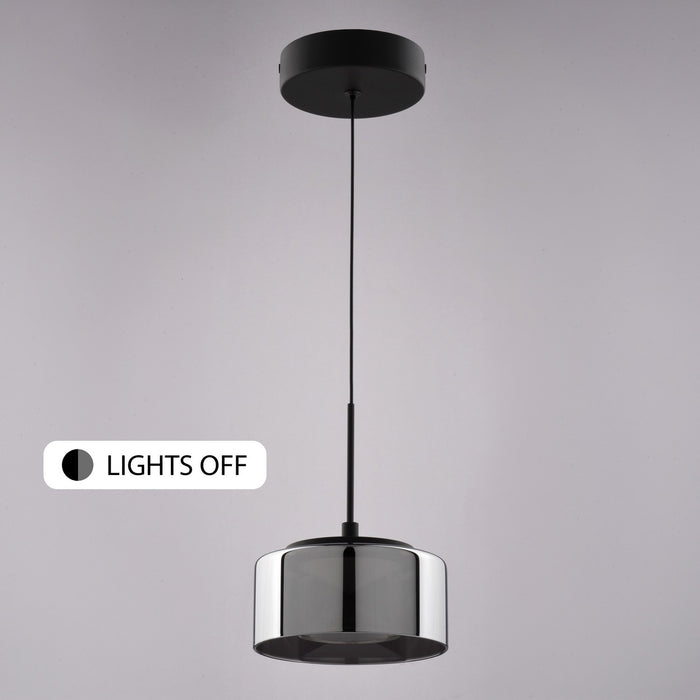 Vaxcel - P0462 - LED Mini Pendant - Whitney - Textured Black