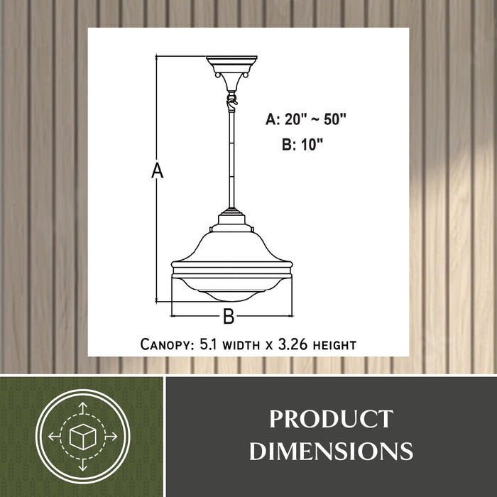 Vaxcel - P0463 - One Light Pendant - Huntley - Oil Rubbed Bronze