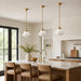 Vaxcel - P0464 - One Light Pendant - Huntley - Natural Brass