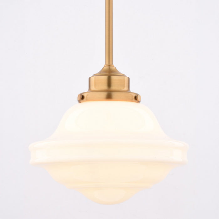 Vaxcel - P0464 - One Light Pendant - Huntley - Natural Brass