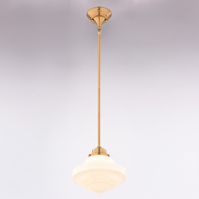 Vaxcel - P0464 - One Light Pendant - Huntley - Natural Brass