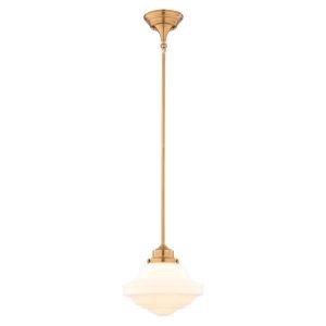 Vaxcel - P0464 - One Light Pendant - Huntley - Natural Brass