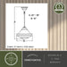Vaxcel - P0464 - One Light Pendant - Huntley - Natural Brass