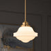 Vaxcel - P0464 - One Light Pendant - Huntley - Natural Brass