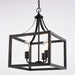 Vaxcel - P0469 - Three Light Pendant - Pratt - Matte Black