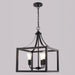 Vaxcel - P0469 - Three Light Pendant - Pratt - Matte Black