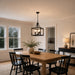 Vaxcel - P0469 - Three Light Pendant - Pratt - Matte Black