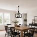 Vaxcel - P0469 - Three Light Pendant - Pratt - Matte Black