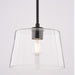 Vaxcel - P0472 - One Light Pendant - Evanston - Matte Black