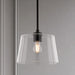 Vaxcel - P0472 - One Light Pendant - Evanston - Matte Black