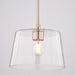 Vaxcel - P0473 - One Light Pendant - Evanston - Satin Nickel