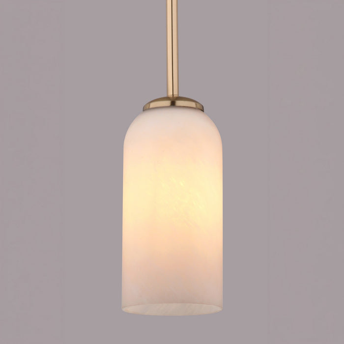 Vaxcel - P0478 - One Light Mini Pendant - Shelby - Champagne Gold