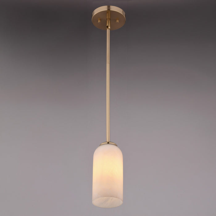 Vaxcel - P0478 - One Light Mini Pendant - Shelby - Champagne Gold