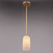 Vaxcel - P0478 - One Light Mini Pendant - Shelby - Champagne Gold