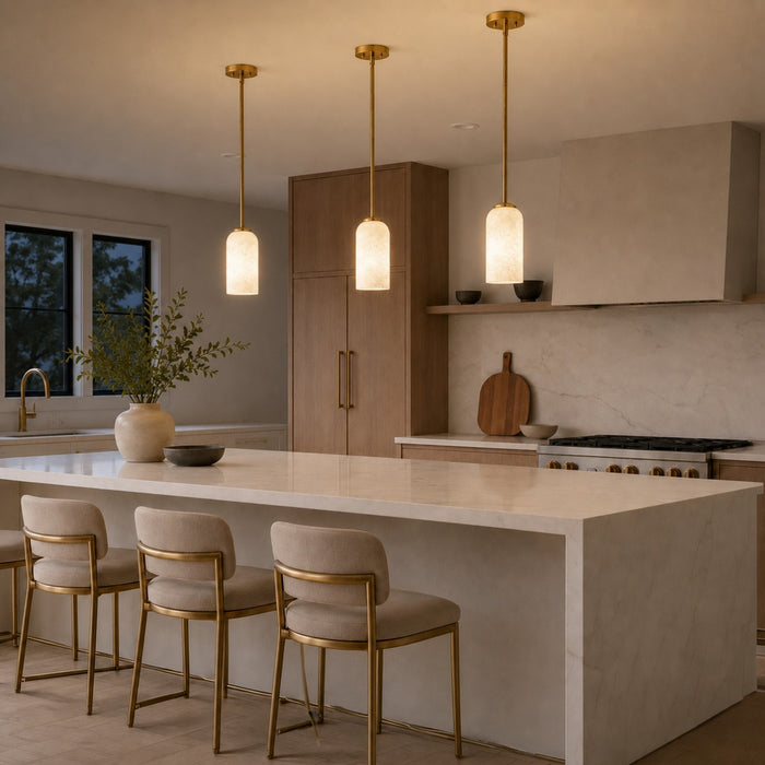 Vaxcel - P0478 - One Light Mini Pendant - Shelby - Champagne Gold