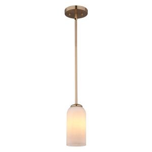 Vaxcel - P0478 - One Light Mini Pendant - Shelby - Champagne Gold
