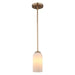 Vaxcel - P0478 - One Light Mini Pendant - Shelby - Champagne Gold