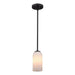 Vaxcel - P0479 - One Light Mini Pendant - Shelby - Matte Black