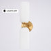 Vaxcel - W0566 - Two Light Wall Sconce - Shelby - Natural Brass