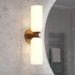 Vaxcel - W0566 - Two Light Wall Sconce - Shelby - Natural Brass