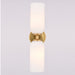 Vaxcel - W0566 - Two Light Wall Sconce - Shelby - Natural Brass