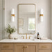 Vaxcel - W0566 - Two Light Wall Sconce - Shelby - Natural Brass