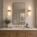 Vaxcel - W0566 - Two Light Wall Sconce - Shelby - Natural Brass