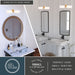 Vaxcel - W0566 - Two Light Wall Sconce - Shelby - Natural Brass
