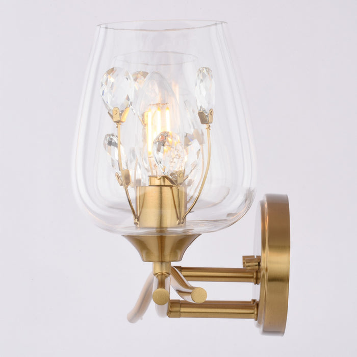 Vaxcel - W0567 - Three Light Vanity - Wilmette - Champagne Gold