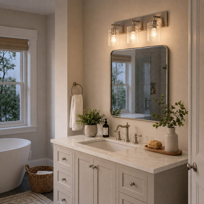 Vaxcel - W0568 - Three Light Vanity - Northfield - Satin Nickel