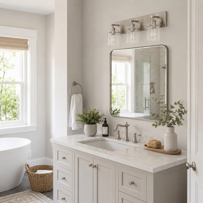 Vaxcel - W0568 - Three Light Vanity - Northfield - Satin Nickel