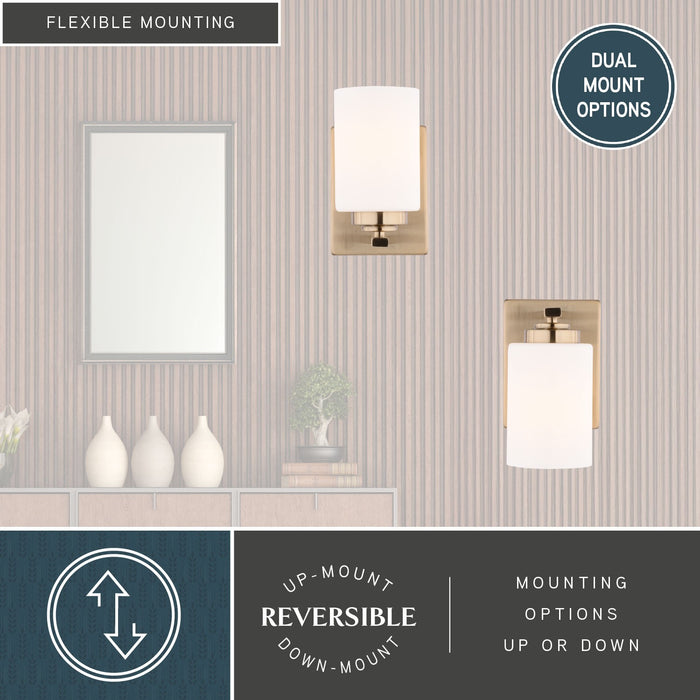 Vaxcel - W0570 - One Light Vanity - Park Ridge - Champagne Gold