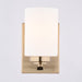 Vaxcel - W0570 - One Light Vanity - Park Ridge - Champagne Gold