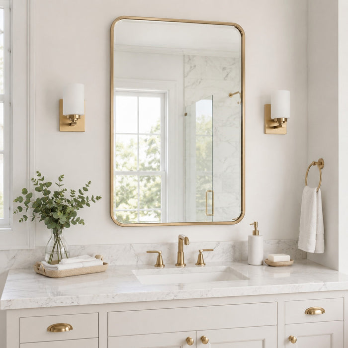 Vaxcel - W0570 - One Light Vanity - Park Ridge - Champagne Gold
