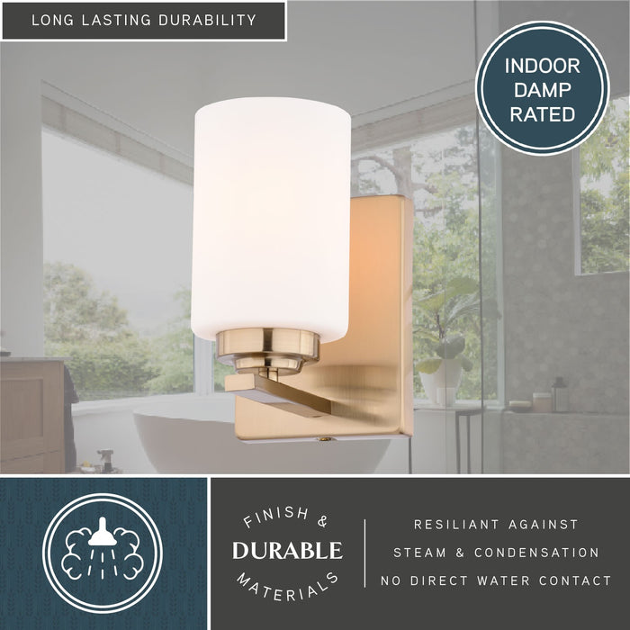 Vaxcel - W0570 - One Light Vanity - Park Ridge - Champagne Gold