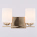 Vaxcel - W0571 - Two Light Vanity - Park Ridge - Champagne Gold
