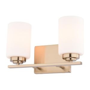 Vaxcel - W0571 - Two Light Vanity - Park Ridge - Champagne Gold