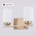 Vaxcel - W0571 - Two Light Vanity - Park Ridge - Champagne Gold