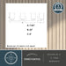 Vaxcel - W0572 - Three Light Vanity - Park Ridge - Champagne Gold